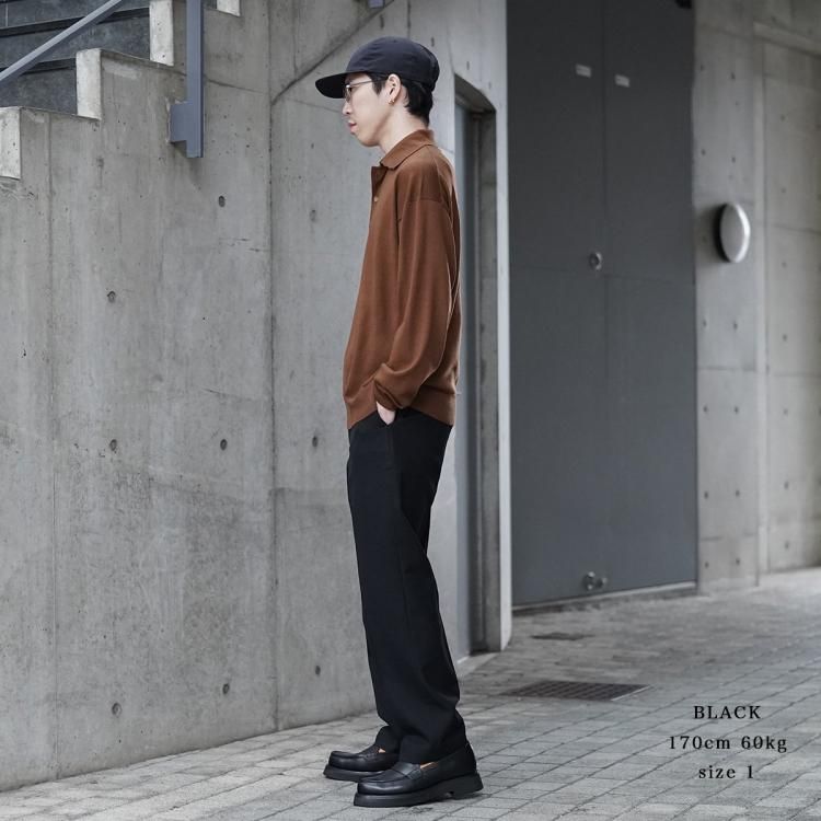 マーカウェア MARKAWARE 24aw フラットテーパードトラウザー マーカウェア MARKAWARE 24aw フラットテーパードトラウザー