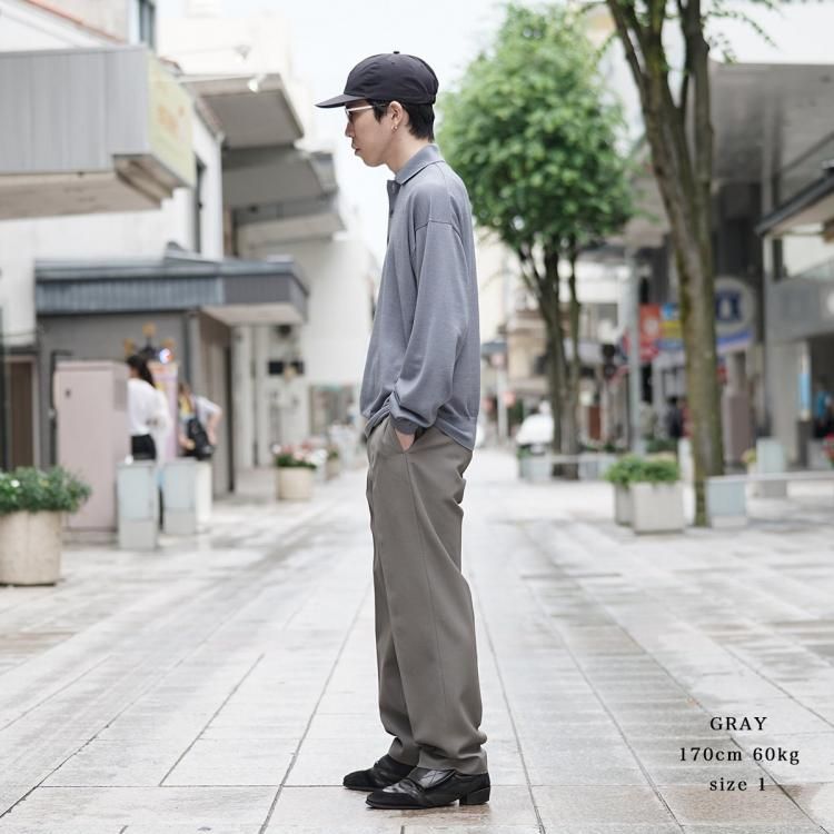 マーカウェア MARKAWARE 24aw フラットテーパードトラウザー