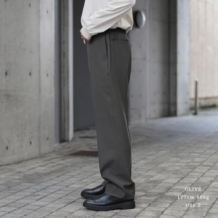 マーカウェア MARKAWARE 24aw フラットテーパードトラウザー マーカウェア MARKAWARE 24aw フラットテーパードトラウザー