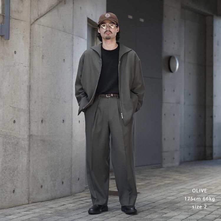 マーカウェア MARKAWARE 24aw ダブルプリーツドトラウザー マーカウェア MARKAWARE 24aw ダブルプリーツドトラウザー
