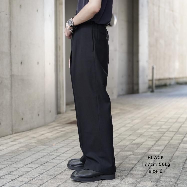マーカウェア MARKAWARE 24aw ダブルプリーツドトラウザー マーカウェア MARKAWARE 24aw ダブルプリーツドトラウザー