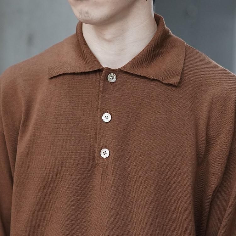 ネイキッドゲージ nakedgauge 24aw ニットポロシャツ 80 POLO ネイキッドゲージ nakedgauge 24aw ニットポロシャツ 80 POLO