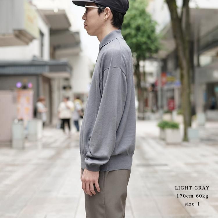 ネイキッドゲージ nakedgauge 24aw ニットポロシャツ 80 POLO ネイキッドゲージ nakedgauge 24aw ニットポロシャツ 80 POLO