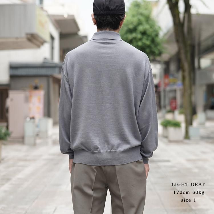 ネイキッドゲージ nakedgauge 24aw ニットポロシャツ 80 POLO ネイキッドゲージ nakedgauge 24aw ニットポロシャツ 80 POLO