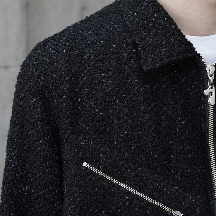 ジエダ JieDa 24AW ツイードジップシャツ ブルゾン TWEED ZIP SHIRT ジエダ JieDa 24AW ツイードジップシャツ ブルゾン TWEED ZIP SHIRT