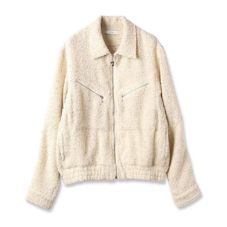 ジエダ JieDa 24AW ツイードジップシャツ ブルゾン TWEED ZIP SHIRT ジエダ JieDa 24AW ツイードジップシャツ ブルゾン TWEED ZIP SHIRT