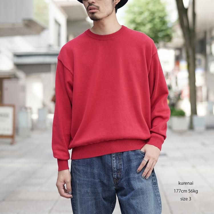 アワサ awasa 24aw コットン/カシミヤ プルオーバーニット
