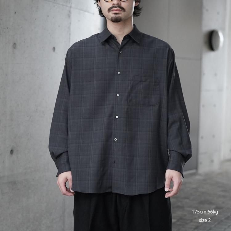 マーカウェア MARKAWARE 24ss コンフォートフィットシャツ