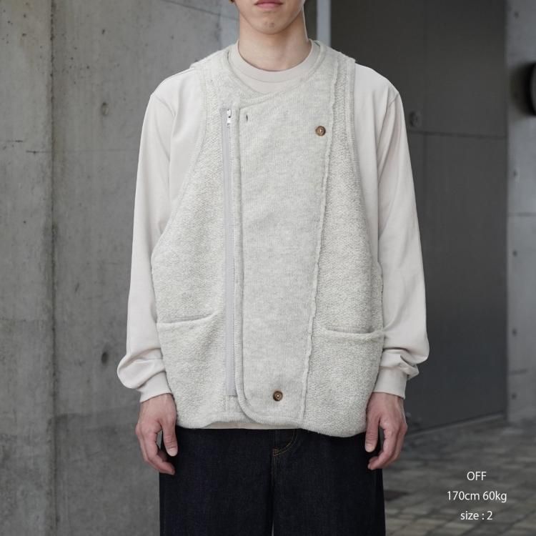 サンドウォーター SandWaterr 24aw リサーチドニットベスト