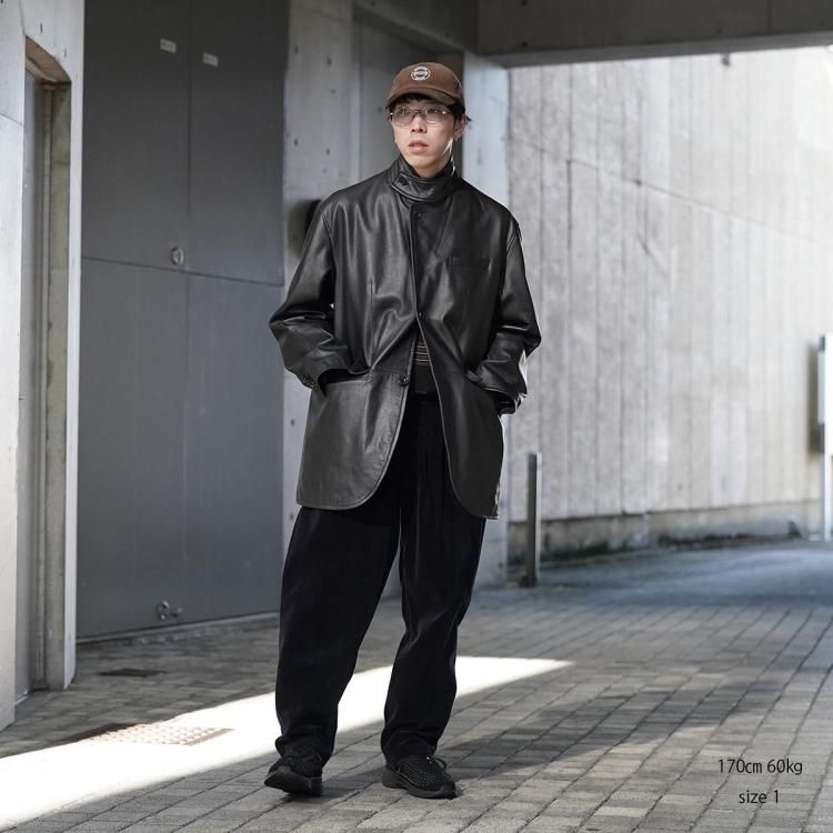 シーシーユー CCU 24aw 2ボタンリラックスフィットテーラード シーシーユー CCU 24aw 2ボタンリラックスフィットテーラード