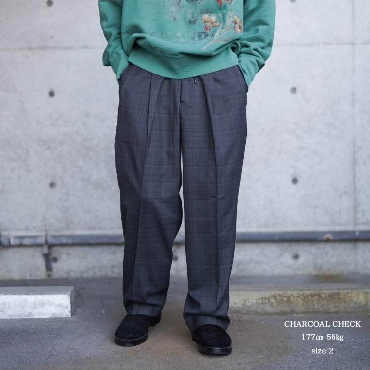 マーカウェア MARKAWARE 24ss ダブルプリーテッドイージー マーカウェア MARKAWARE 24ss ダブルプリーテッドイージー