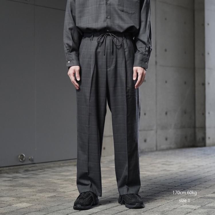 マーカウェア MARKAWARE 24ss ダブルプリーテッドイージー マーカウェア MARKAWARE 24ss ダブルプリーテッドイージー