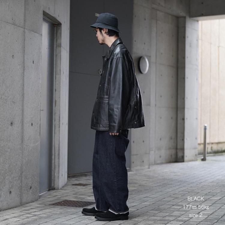 サイズ【2】CCU シーシーユー 24AW/ CHORE JACKET シーシーユー CCU 24aw チョアジャケット カウレザー CHORE JACKET
