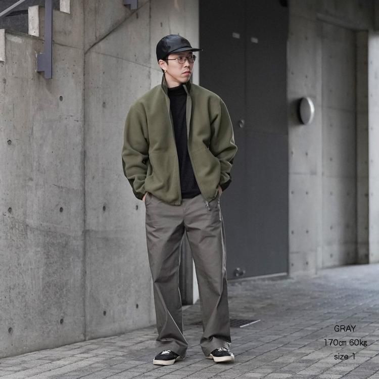 マーカウェア MARKAWARE 24aw ワイドストレートチノスラックス マーカウェア MARKAWARE 24aw ワイドストレートチノスラックス