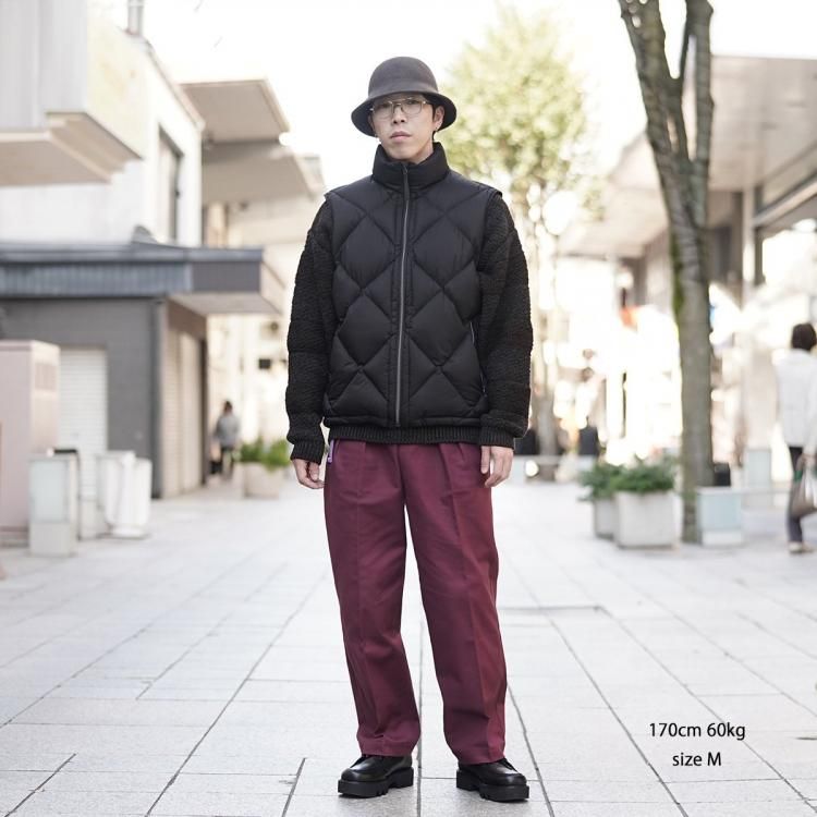 VAINL ARCHIVE PUFF VEST Sサイズ VAINL ARCHIVE [ PUFF VEST ] BLACK | ロイド・エフダブリュー
