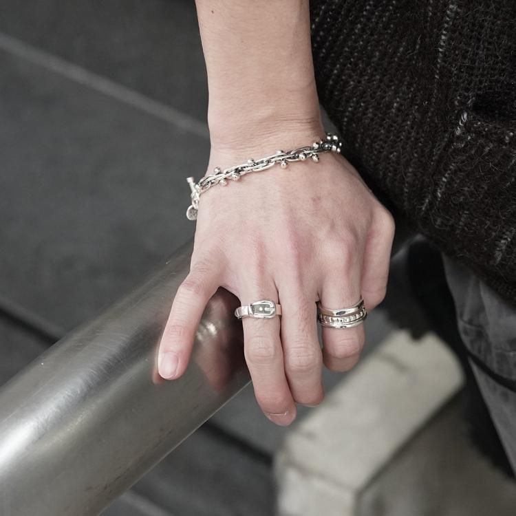 ショロジュエリー XOLO JEWELRY 25ss トリプルリング シルバー