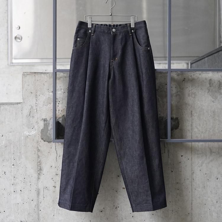 ネオンサイン neonsign ワイドデニムスラックス リジッド Wide ネオンサイン neonsign ワイドデニムスラックス リジッド Wide