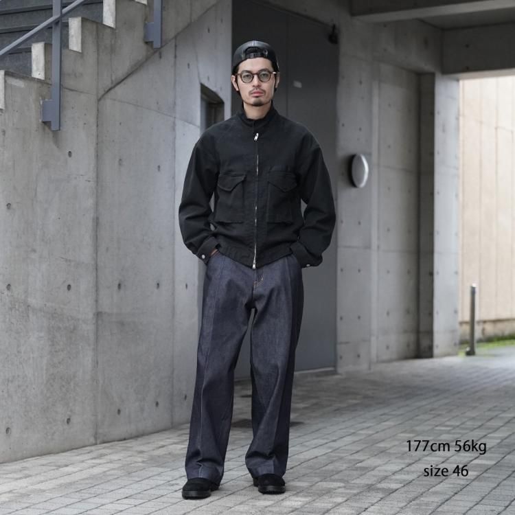 ネオンサイン neonsign ワイドデニムスラックス リジッド Wide ネオンサイン neonsign ワイドデニムスラックス リジッド Wide