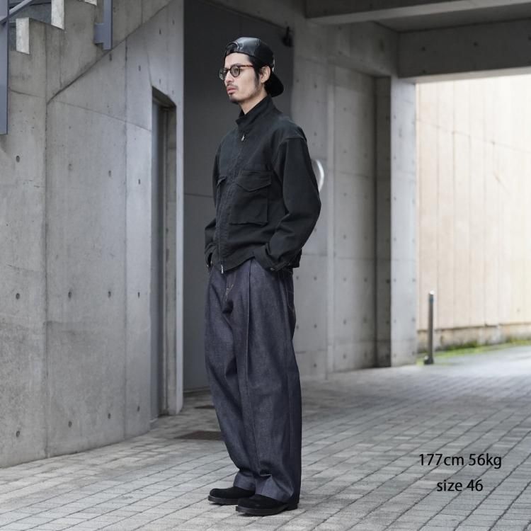 ネオンサイン neonsign ワイドデニムスラックス リジッド Wide ネオンサイン neonsign ワイドデニムスラックス リジッド Wide