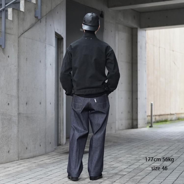 ネオンサイン neonsign ワイドデニムスラックス リジッド Wide ネオンサイン neonsign ワイドデニムスラックス リジッド Wide