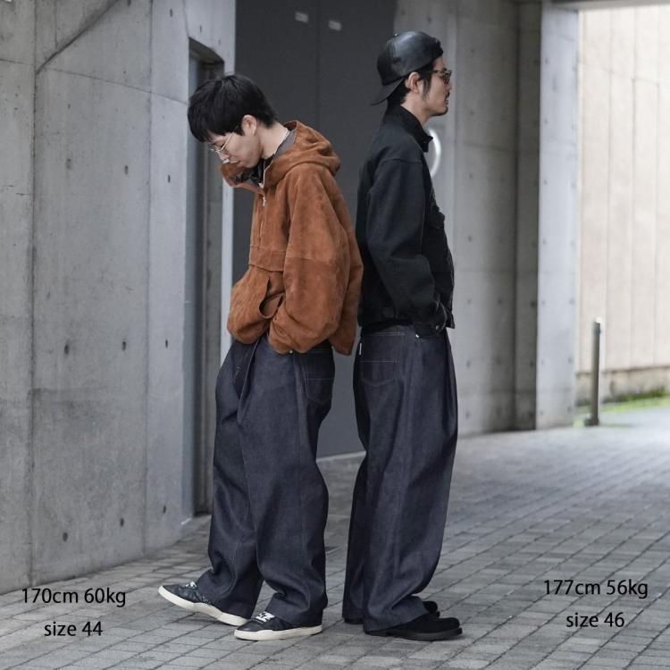 ネオンサイン neonsign ワイドデニムスラックス リジッド Wide ネオンサイン neonsign ワイドデニムスラックス リジッド Wide