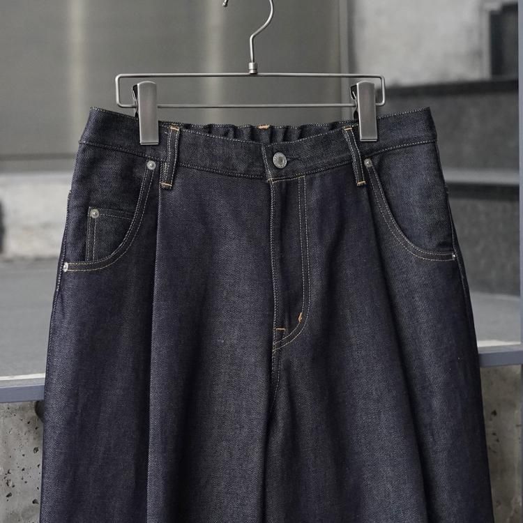 ネオンサイン neonsign ワイドデニムスラックス リジッド Wide ネオンサイン neonsign ワイドデニムスラックス リジッド Wide