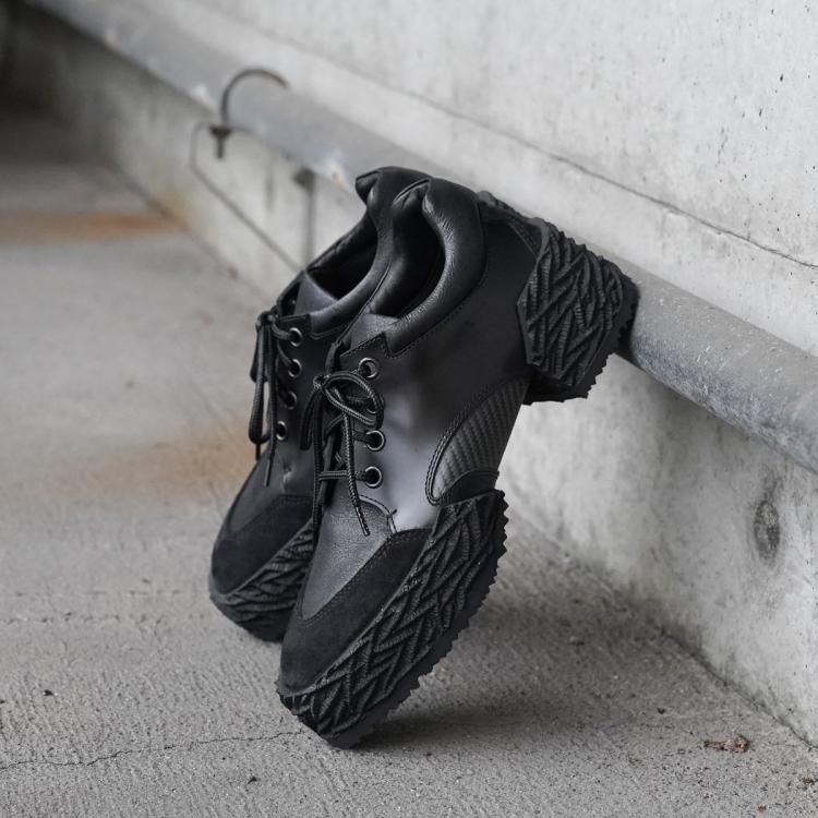 靴 MIDORIKAWA RYO CARBON BOOTS SHORT BLACK MIDORIKAWA RYO CARBON BOOTS SHORT BLACK