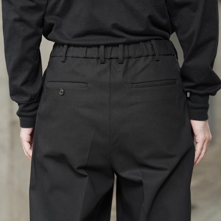 マーカウェア MARKAWARE 24aw ダブルプリーツトラウザーコットン マーカウェア MARKAWARE 24aw ダブルプリーツトラウザーコットン