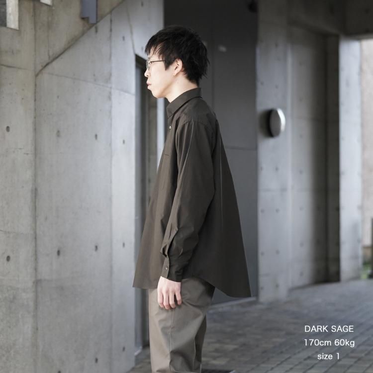 マーカウェア MARKAWARE 25ss コンフォートフィットシャツオーガニック