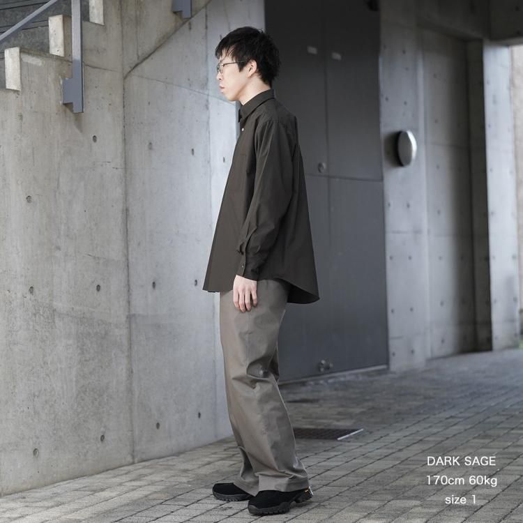 マーカウェア MARKAWARE 25ss コンフォートフィットシャツオーガニック