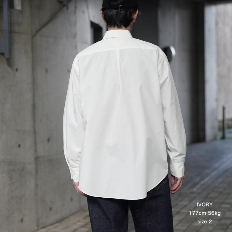 マーカウェア MARKAWARE 25ss コンフォートフィットシャツ