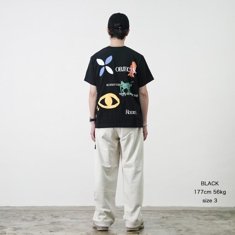 コッキ KHOKI 25ss マルチプリントTシャツ Multi-print T-shirt