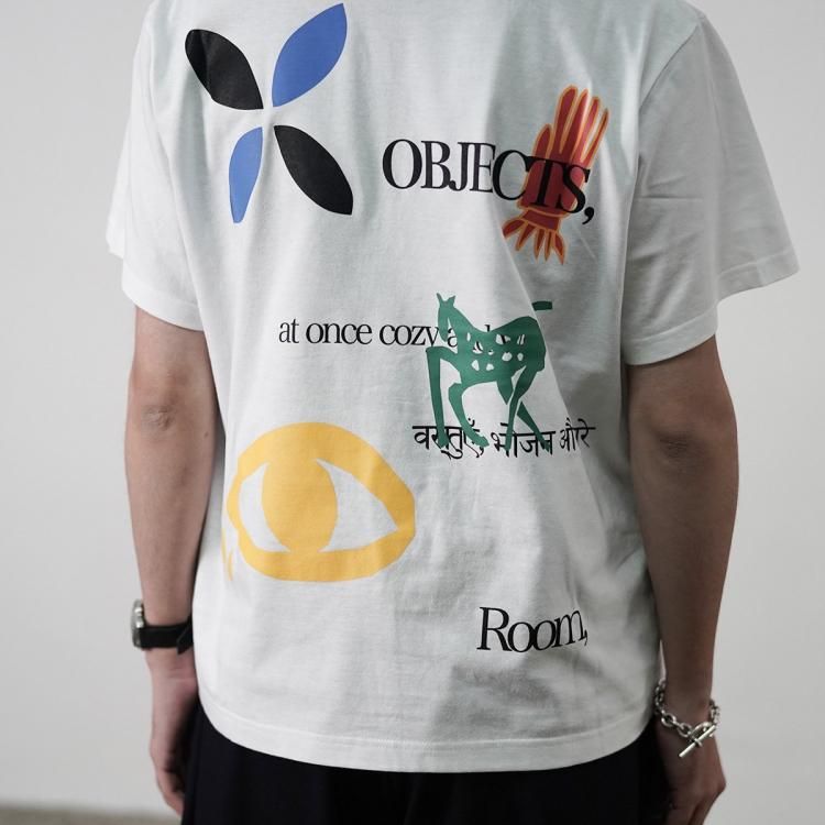 コッキ KHOKI 25ss マルチプリントTシャツ Multi-print T-shirt