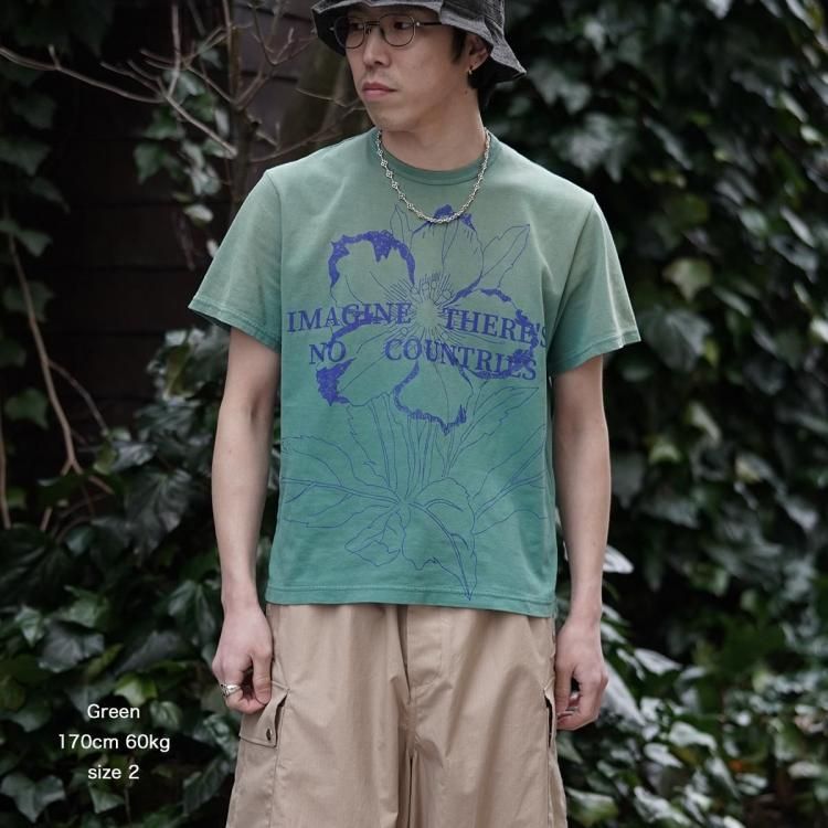 コッキ KHOKI 25ss ヴィンテージエフェクトTシャツ Vintage
