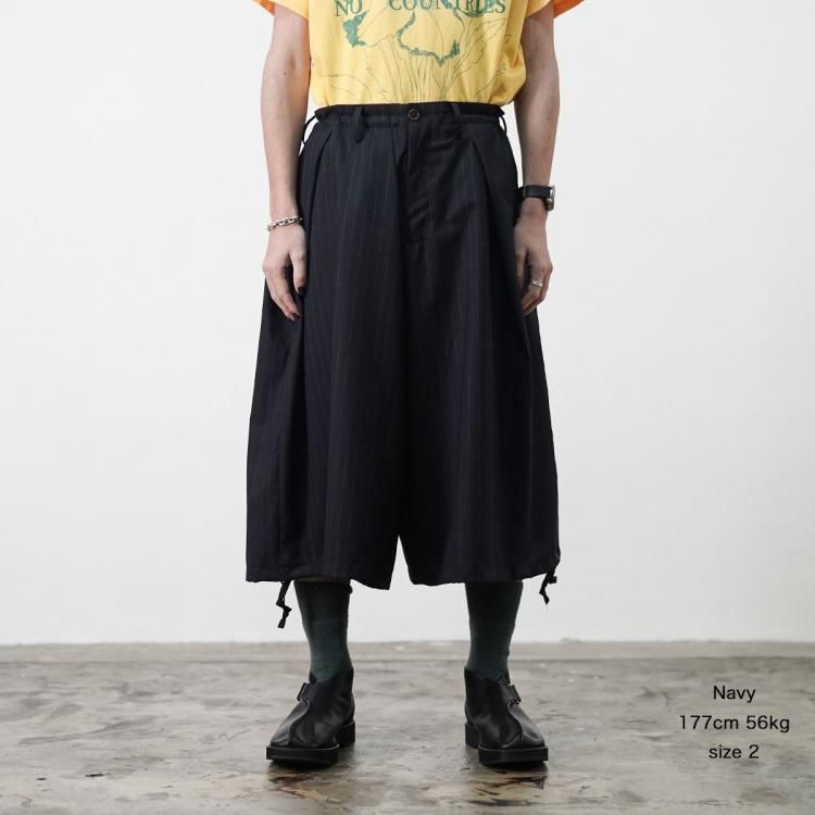 コッキ KHOKI 25ss ワイドレッグクロップドパンツ Wide-leg コッキ KHOKI 25ss ワイドレッグクロップドパンツ Wide-leg