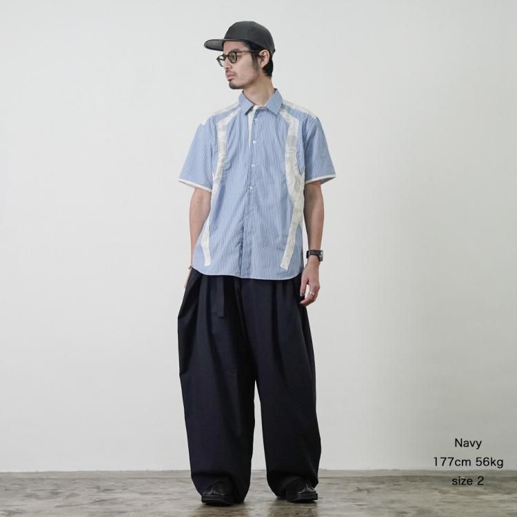 コッキ KHOKI 25ss カッティングデザインパンツ 3D cutting コッキ KHOKI 25ss カッティングデザインパンツ 3D cutting