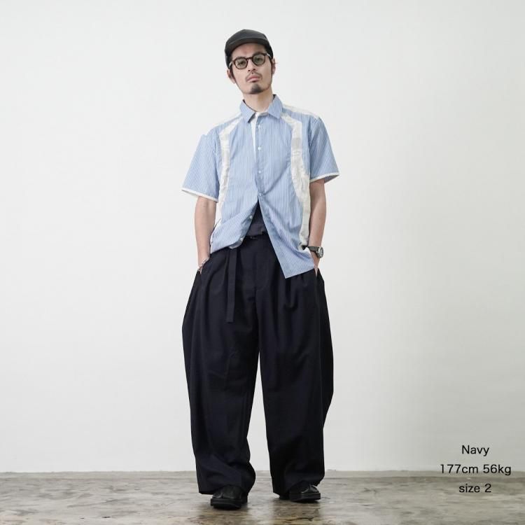 コッキ KHOKI 25ss カッティングデザインパンツ 3D cutting コッキ KHOKI 25ss カッティングデザインパンツ 3D cutting