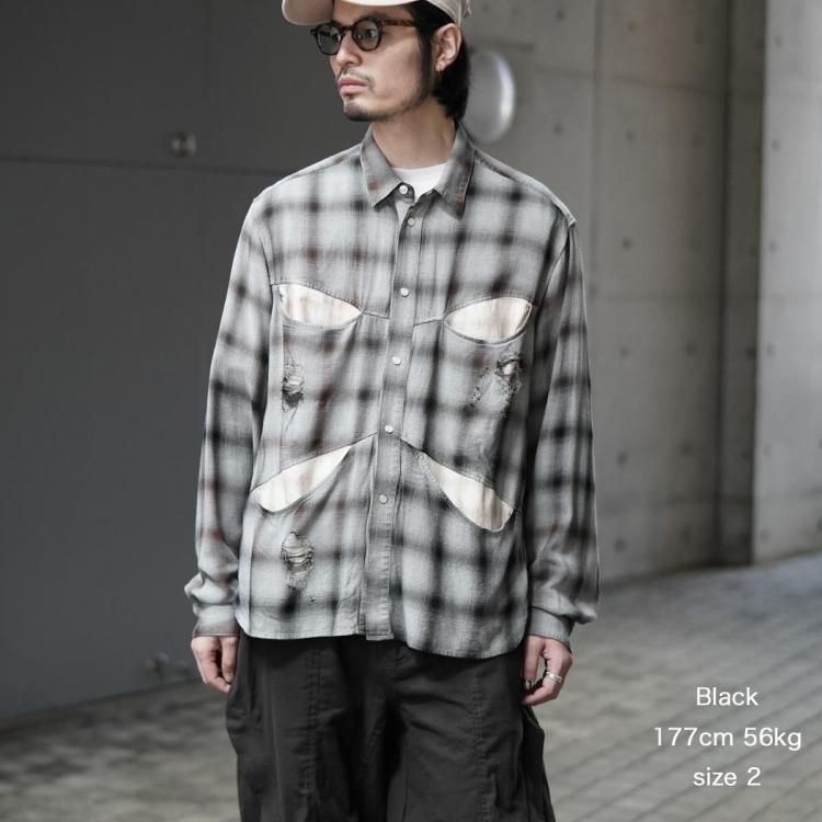 KHOKI/コッキ】Vintage-effect shirt 25ss-b-01の通販 「ONENESS