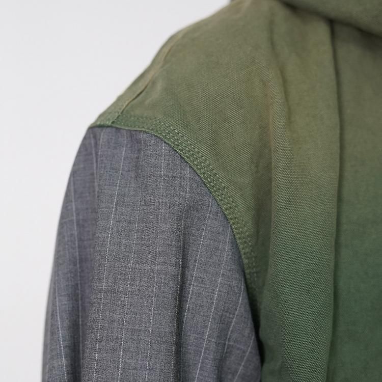 コッキ KHOKI 25ss ヴィンテージエフェクトワークジャケット コッキ KHOKI 25ss ヴィンテージエフェクトワークジャケット