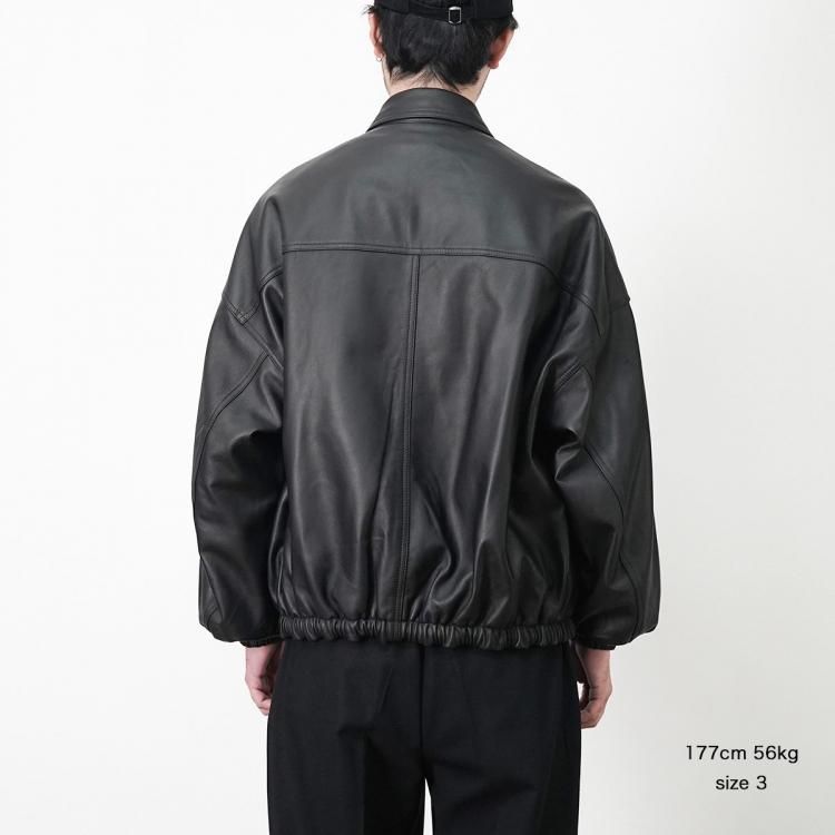 シーシーユー CCU 25ss リフォメッド レザーブルゾン × シーシーユー CCU 25ss リフォメッド レザーブルゾン ×