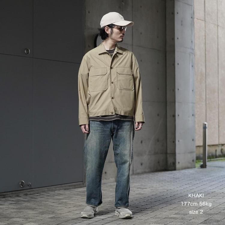 マーカウェア MARKAWARE 25ss テーラードシャツジャケット ギザ マーカウェア MARKAWARE 25ss テーラードシャツジャケット ギザ