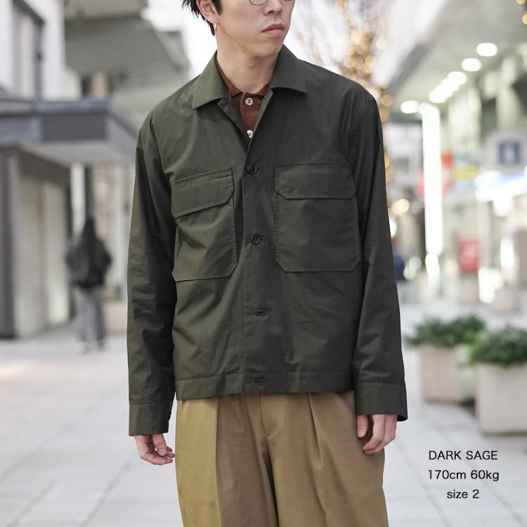 マーカウェア MARKAWARE 25ss テーラードシャツジャケット ギザ マーカウェア MARKAWARE 25ss テーラードシャツジャケット ギザ