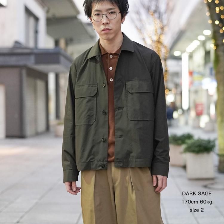 マーカウェア MARKAWARE 25ss テーラードシャツジャケット ギザ マーカウェア MARKAWARE 25ss テーラードシャツジャケット ギザ
