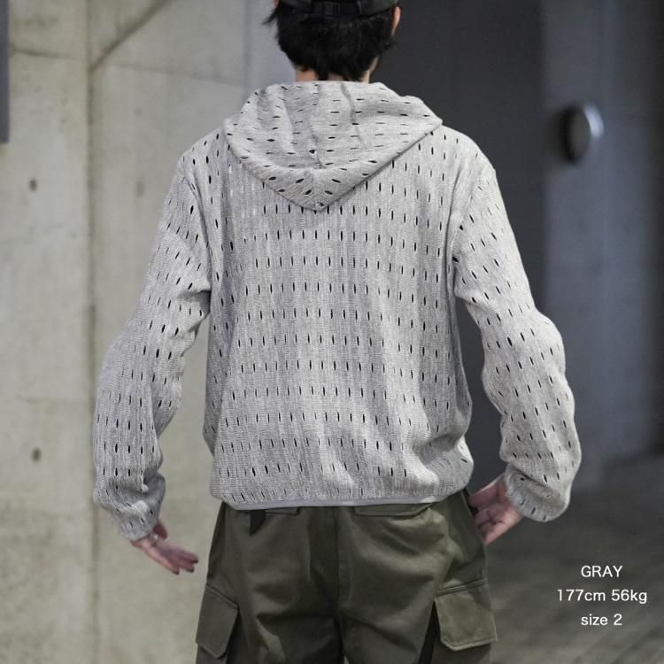 ジエダ JieDa 25SS ホールジップフーディ HOLE ZIP HOODIE ジエダ JieDa 25SS ホールジップフーディ HOLE ZIP HOODIE
