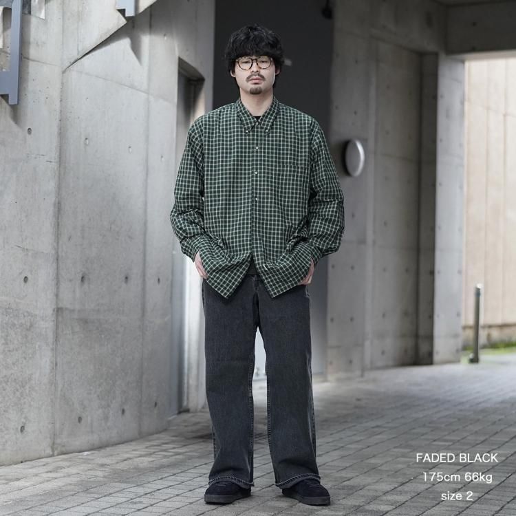 マーカ marka 25ss ワイドレッグジーンズ セルヴィッチデニム マーカ marka 25ss ワイドレッグジーンズ セルヴィッチデニム