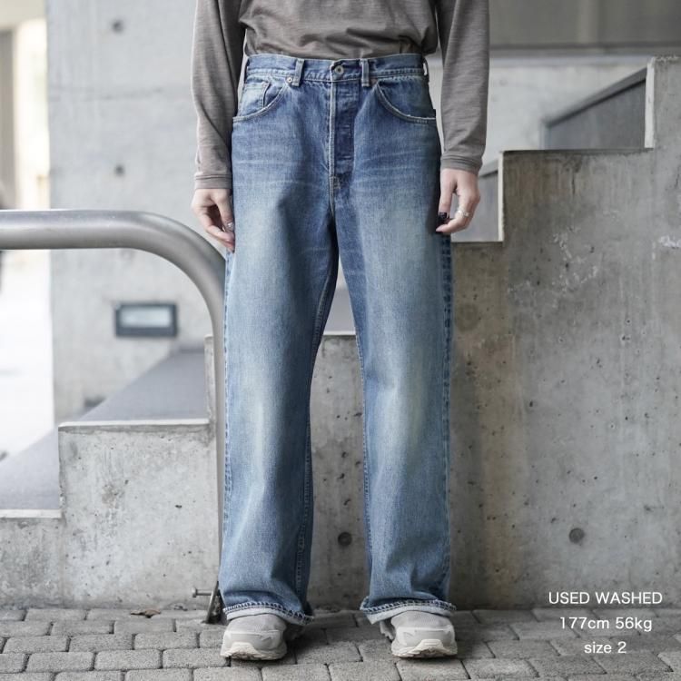 マーカ marka 25ss ワイドレッグジーンズ セルヴィッチデニム マーカ marka 25ss ワイドレッグジーンズ セルヴィッチデニム