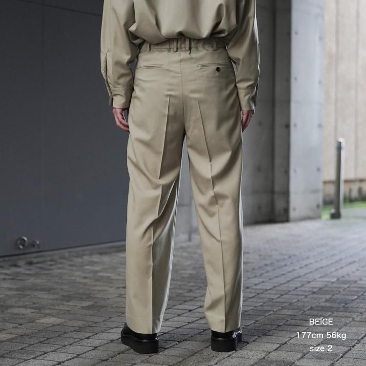 マーカウェア MARKAWARE 25ss クラシックフィットダブルプリーツ マーカウェア MARKAWARE 25ss クラシックフィットダブルプリーツ