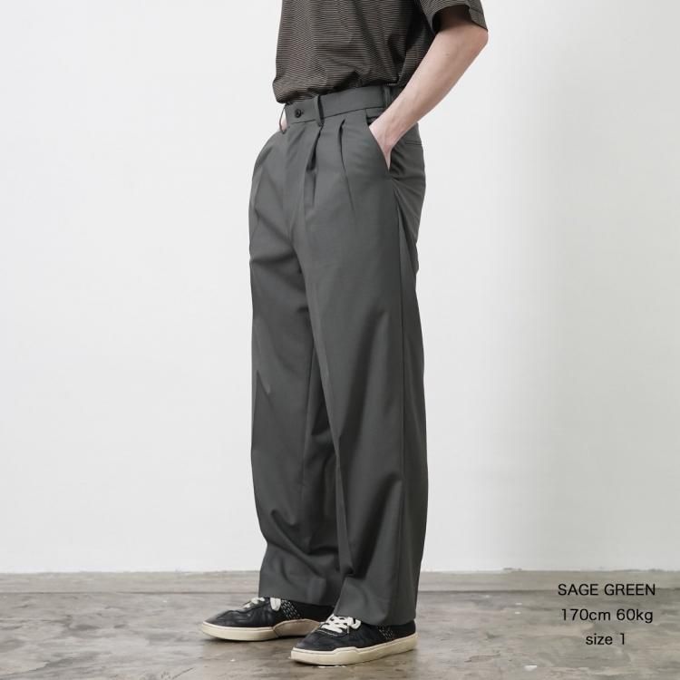 マーカウェア MARKAWARE 25ss クラシックフィットダブルプリーツ マーカウェア MARKAWARE 25ss クラシックフィットダブルプリーツ
