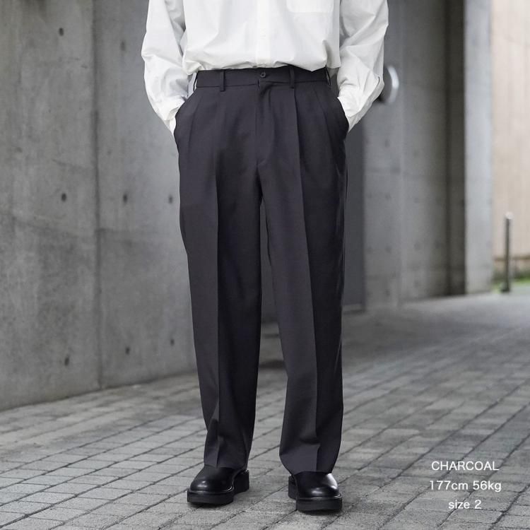 マーカウェア MARKAWARE 25ss クラシックフィットダブルプリーツ マーカウェア MARKAWARE 25ss クラシックフィットダブルプリーツ