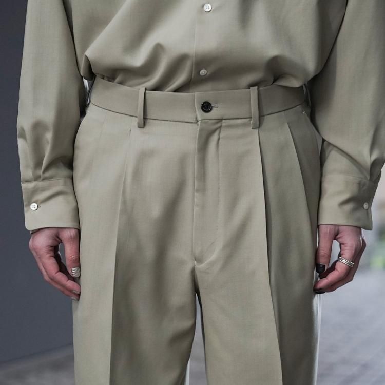 マーカウェア MARKAWARE 25ss クラシックフィットダブルプリーツ マーカウェア MARKAWARE 25ss クラシックフィットダブルプリーツ